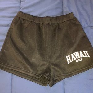 Hawaii graphic sweat shorts size small